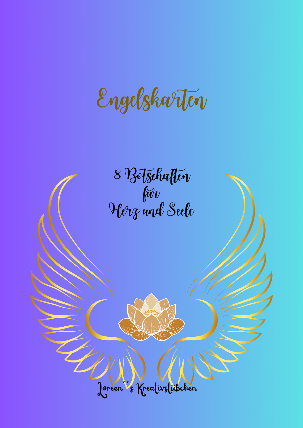 Digitale Engelskarten Set