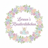 Loreen's Kreativstübchen Logo - Fee mit Kleid im Blumenkranz
