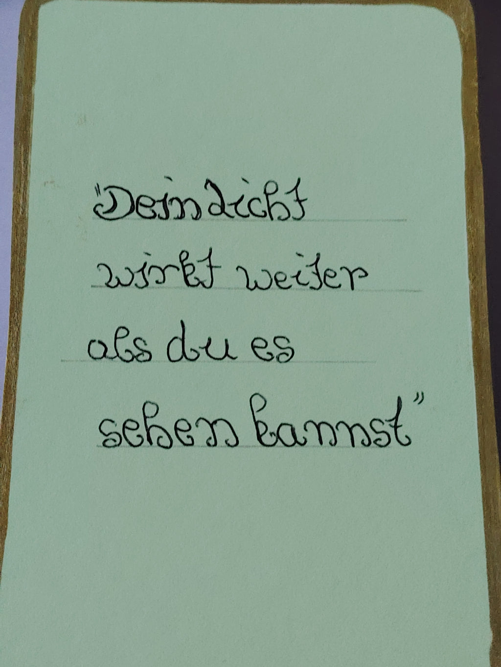 Handgeschriebene Engelskarten ( Für Mut und neue Kraft)