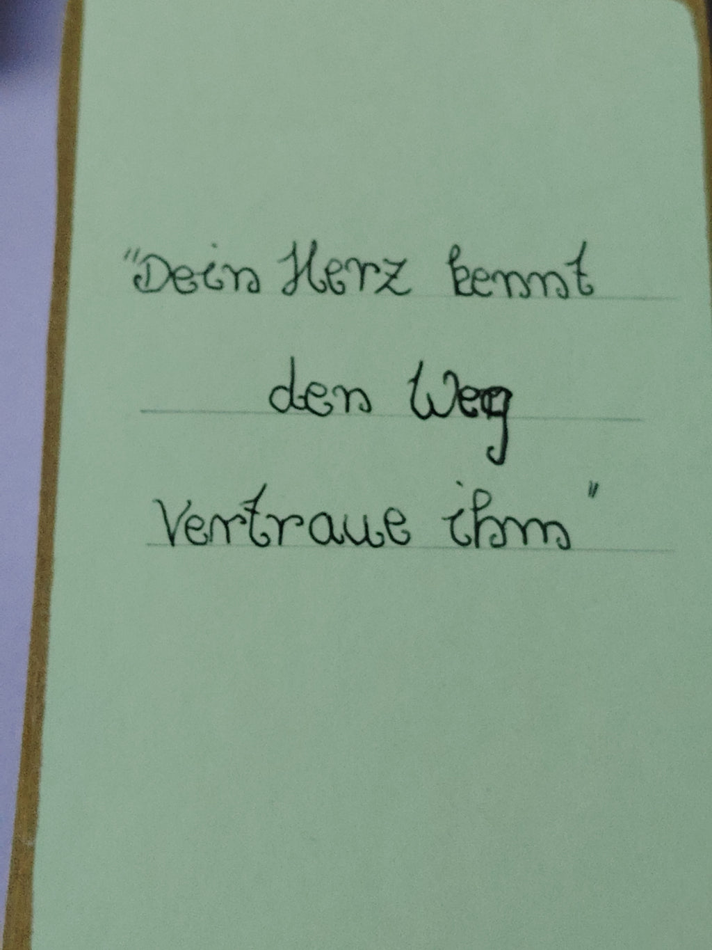 Handgeschriebene Engelskarten ( Für Mut und neue Kraft)