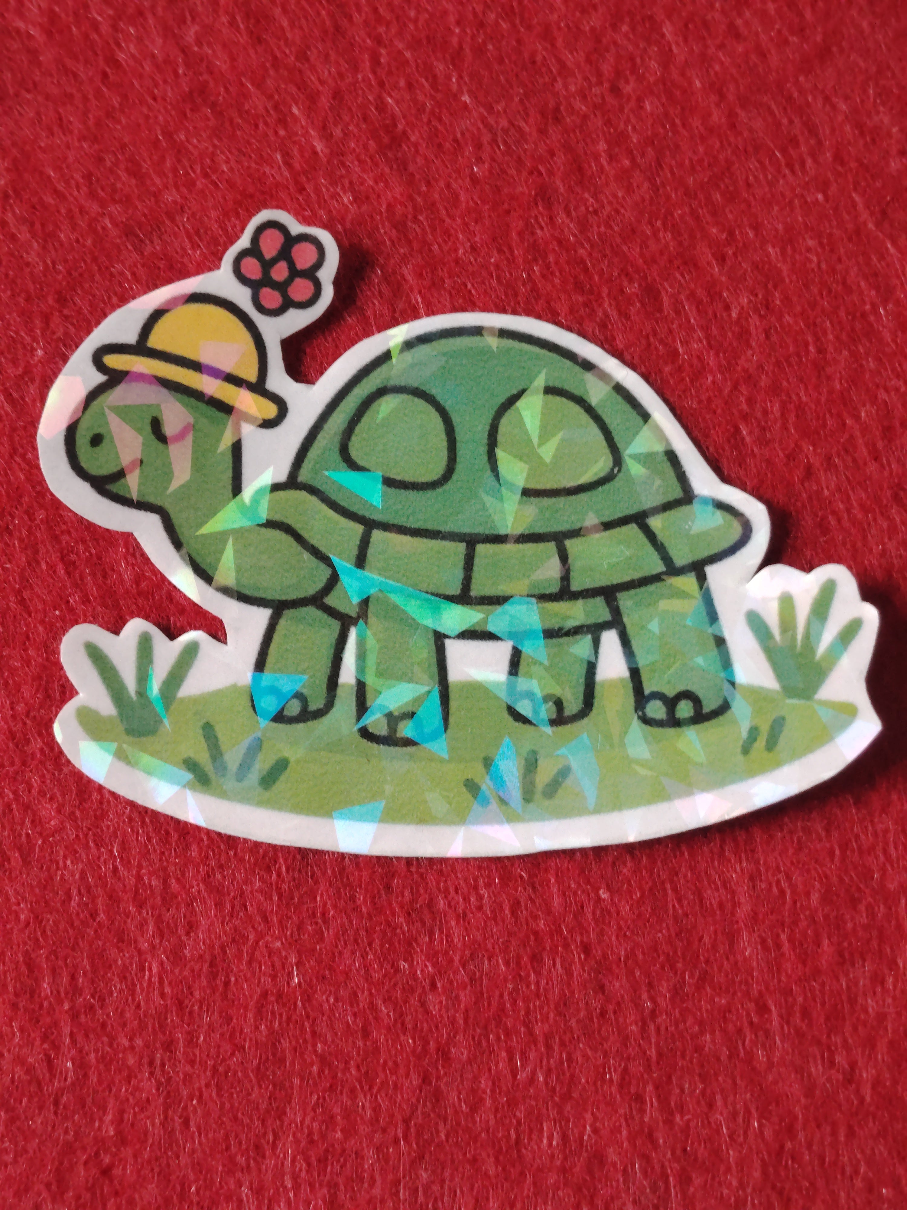 Schildkröte mit Blume