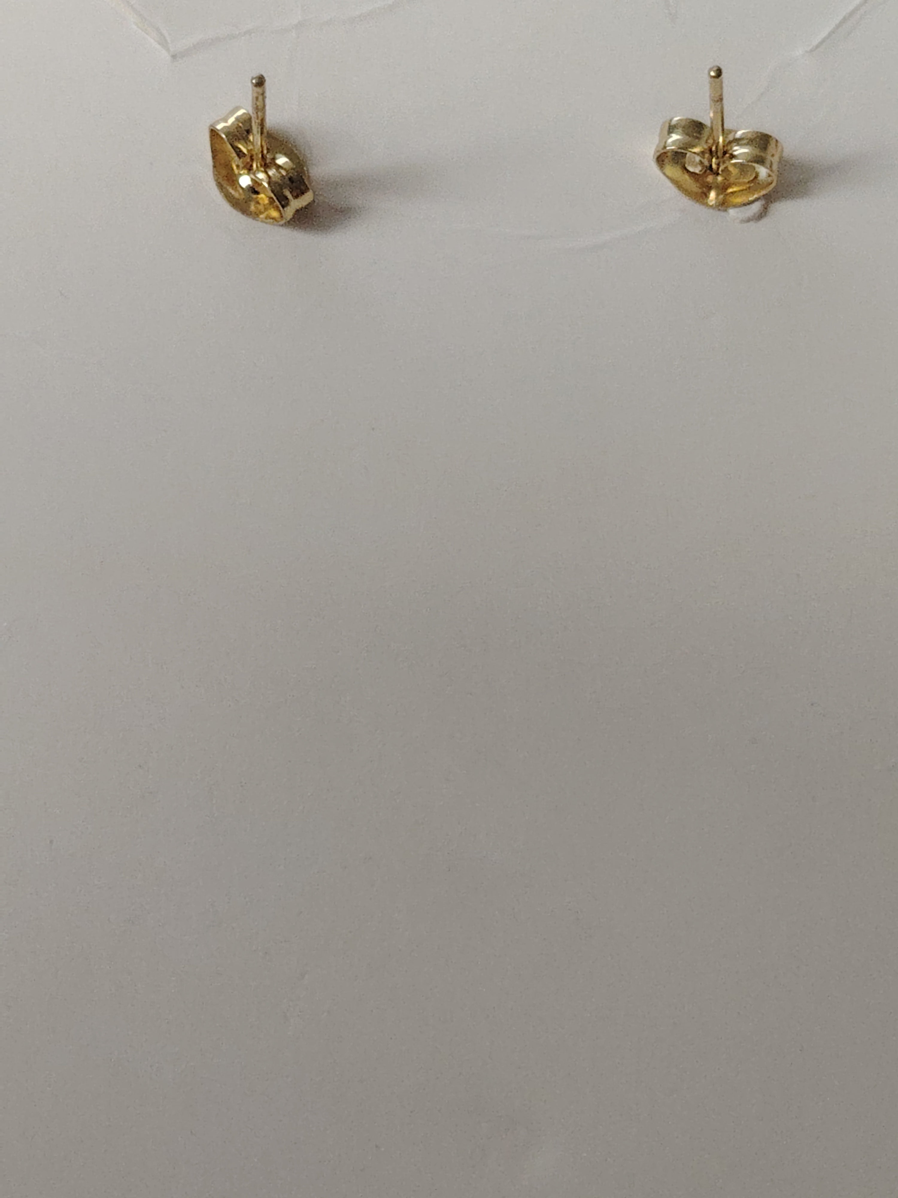 Small pink glitter rose stud earrings