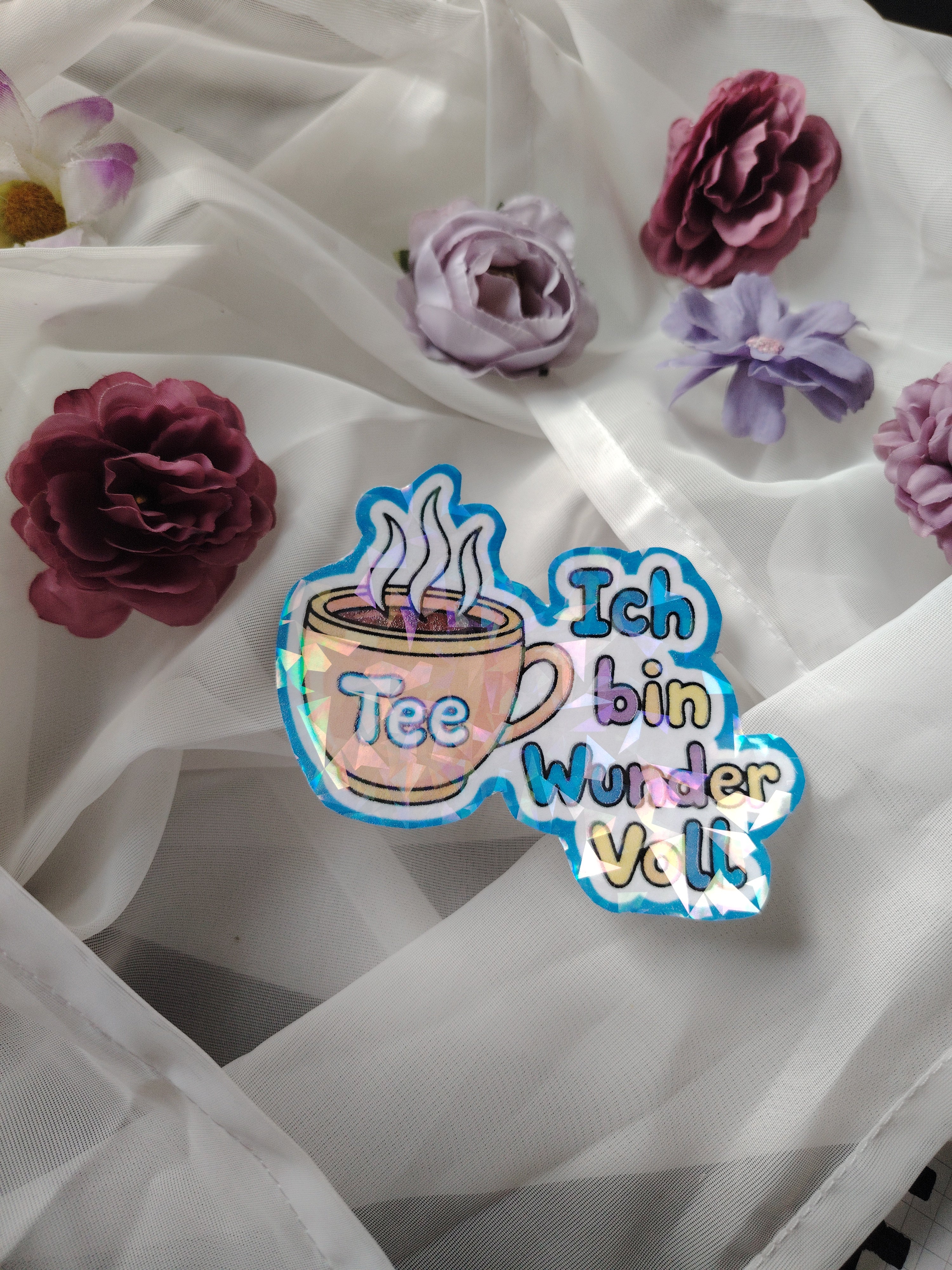 „Ich bin wundervoll!“ – Sticker für deine tägliche Stärke ☕🌟