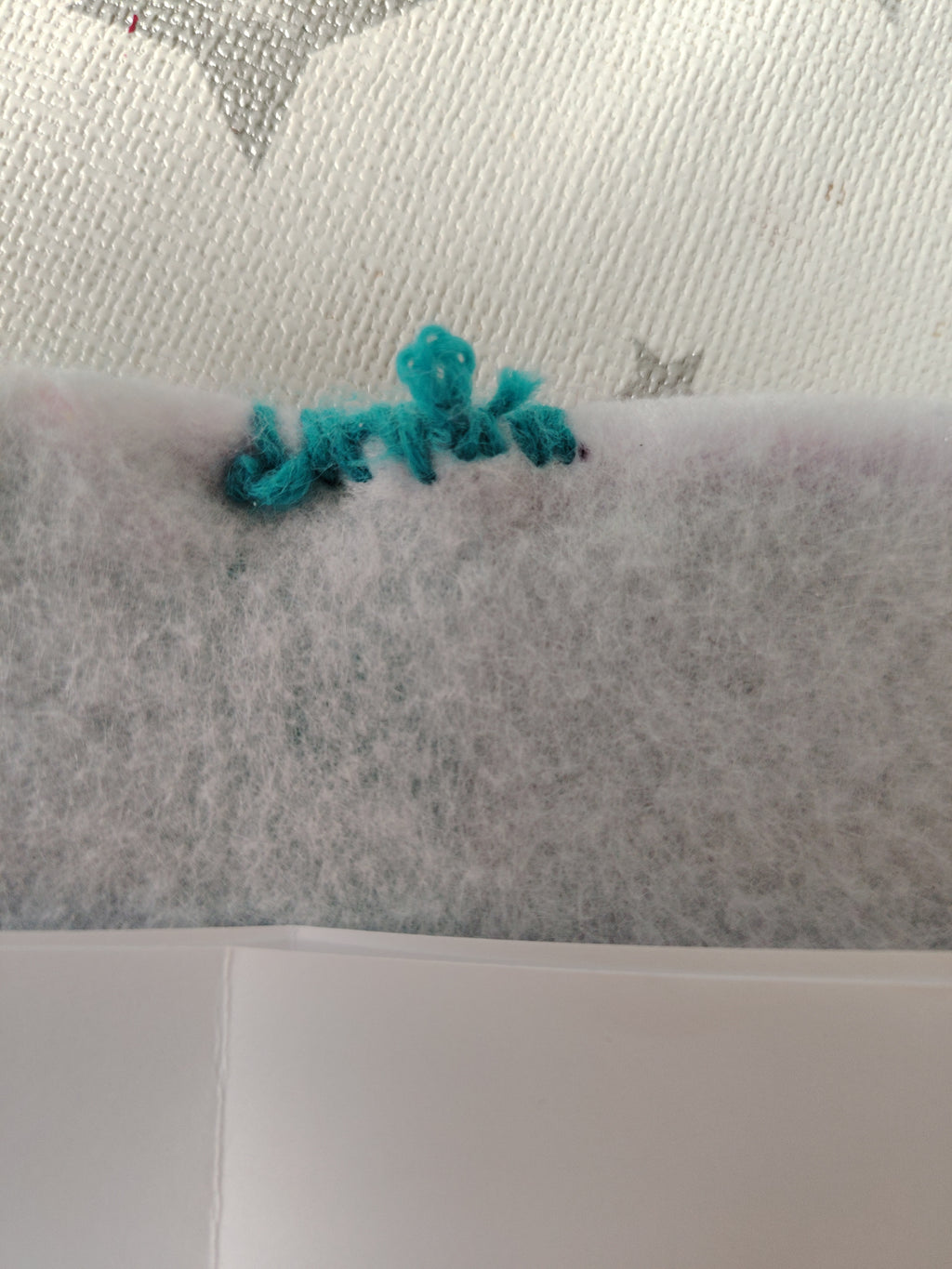 Hand gefertigtes Filzbüchlein