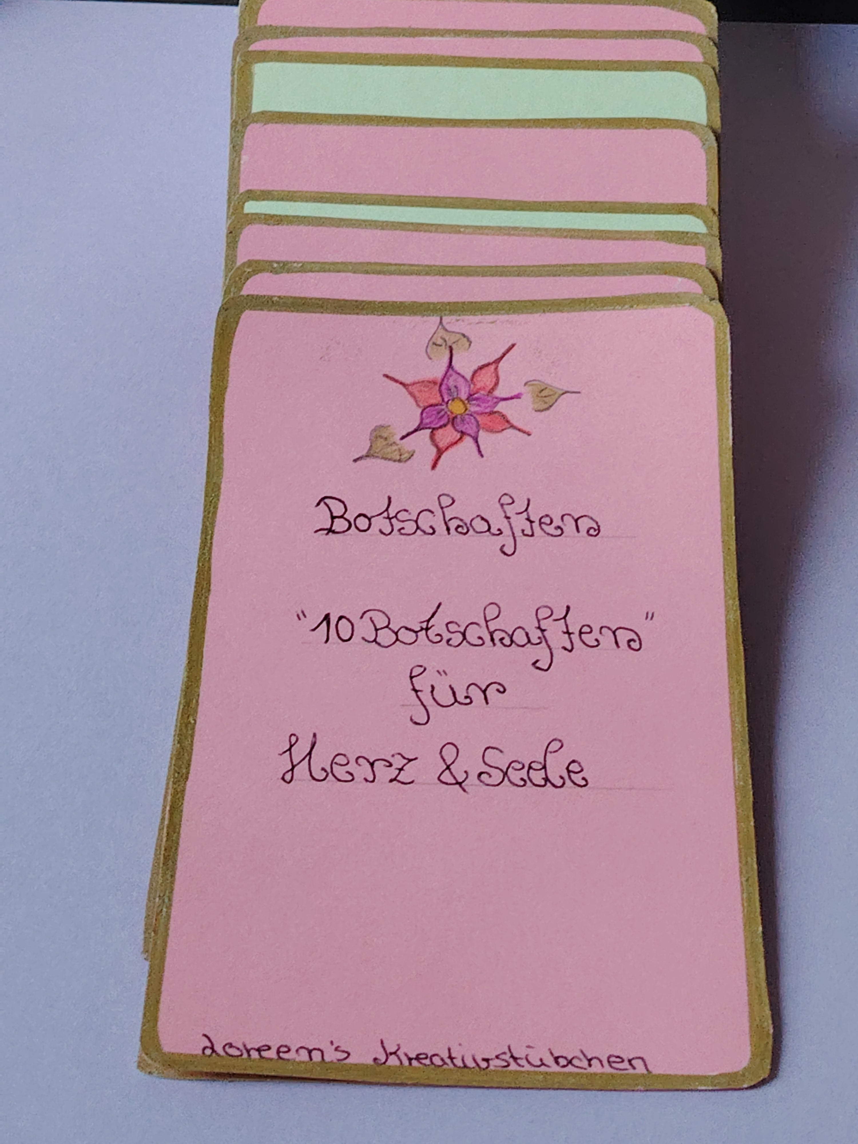 Handgeschreven engelenkaarten (voor moed en nieuwe kracht)
