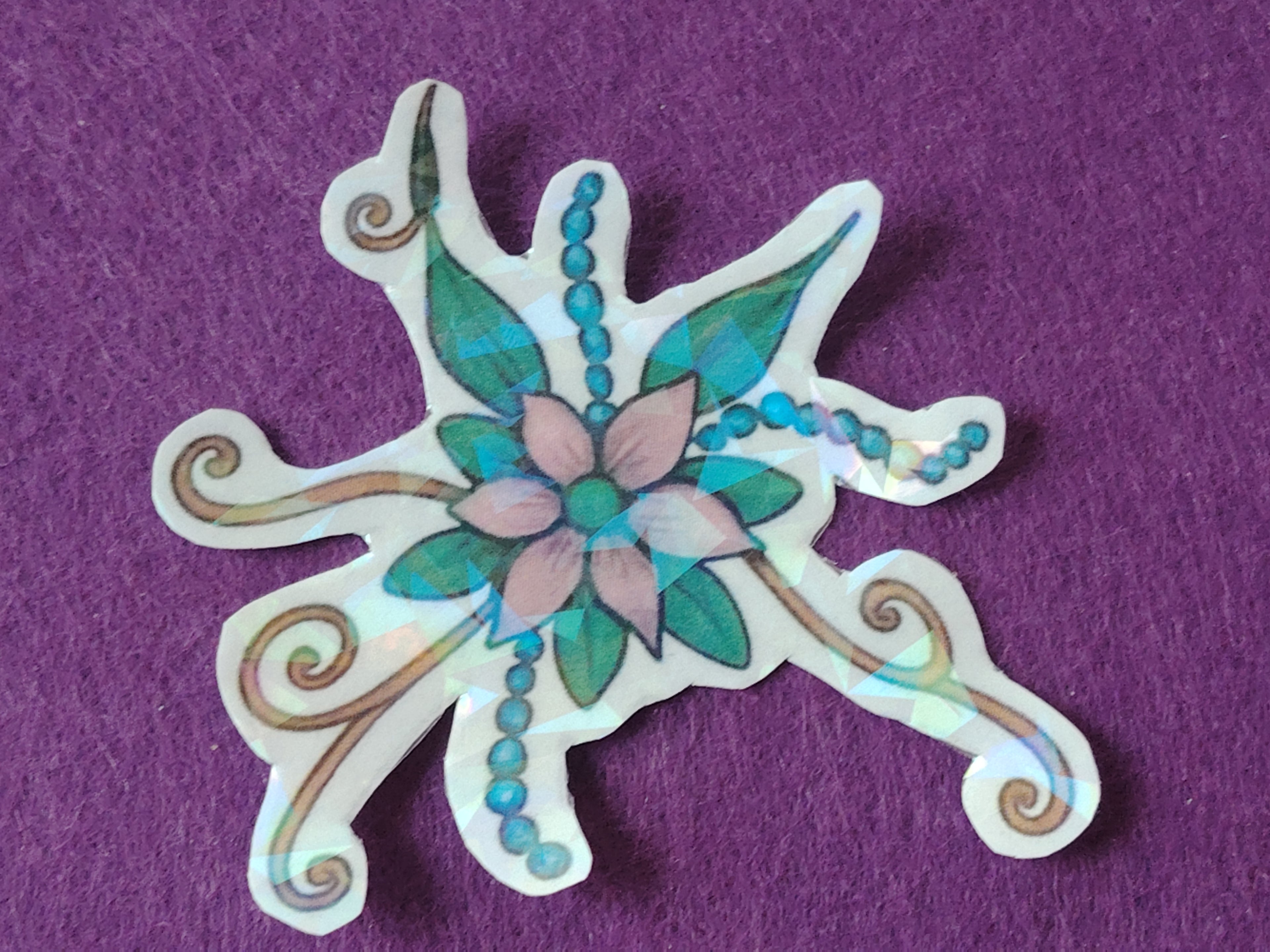Selbst kreierte Blume