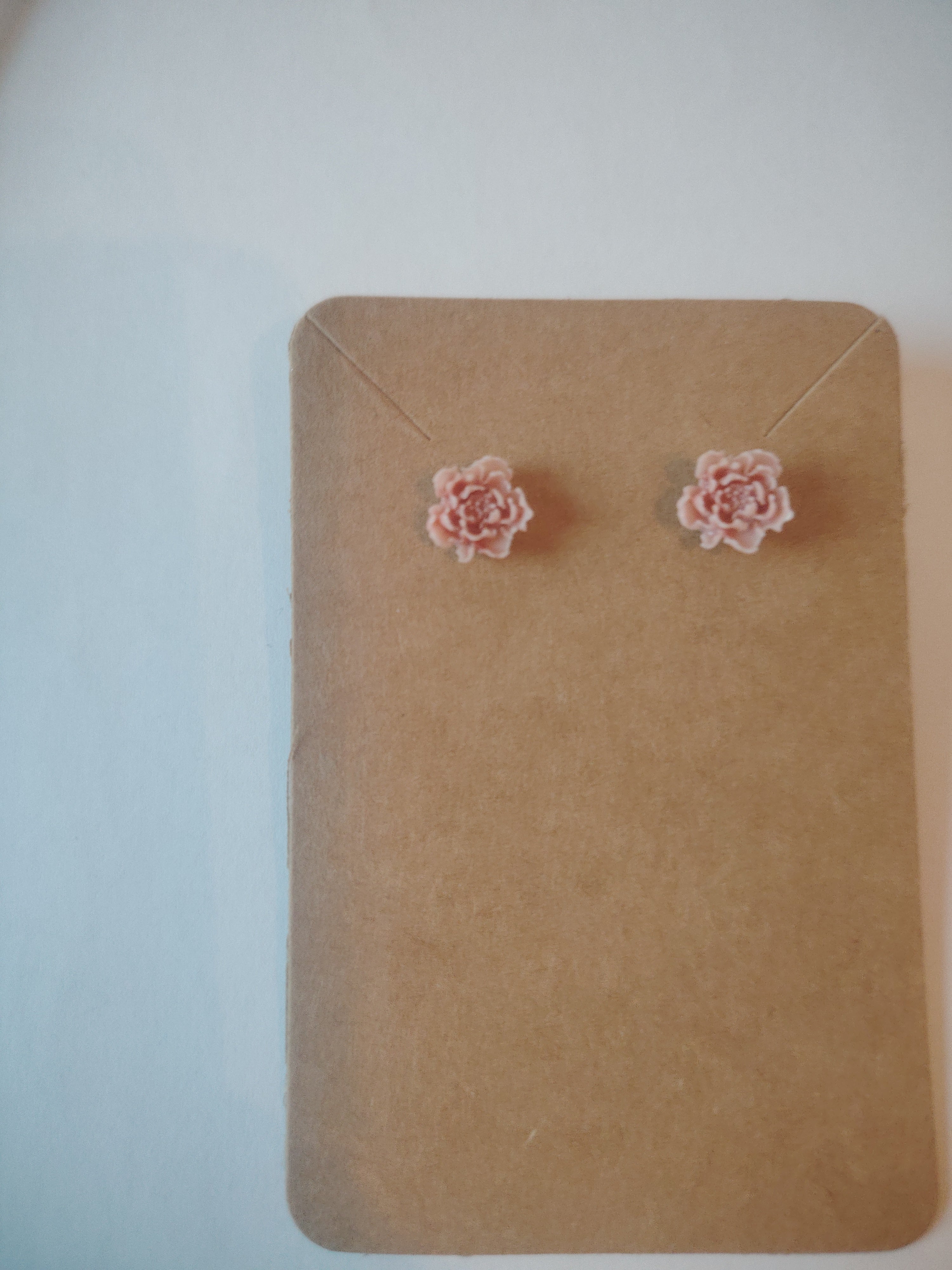 Kleine Rosa Blumen Ohrstecker
