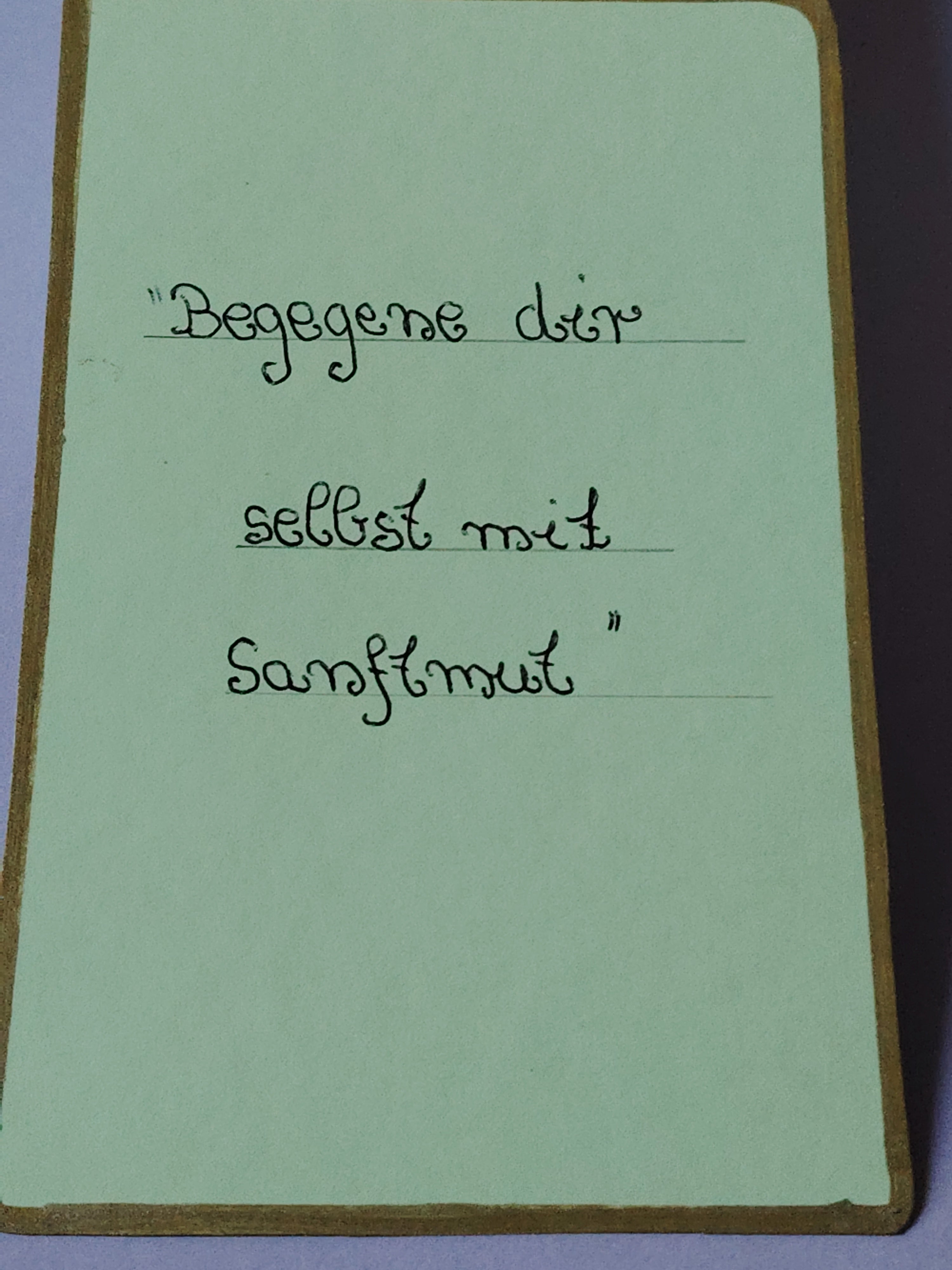 Handgeschriebene Engelskarten ( Für Mut und neue Kraft)
