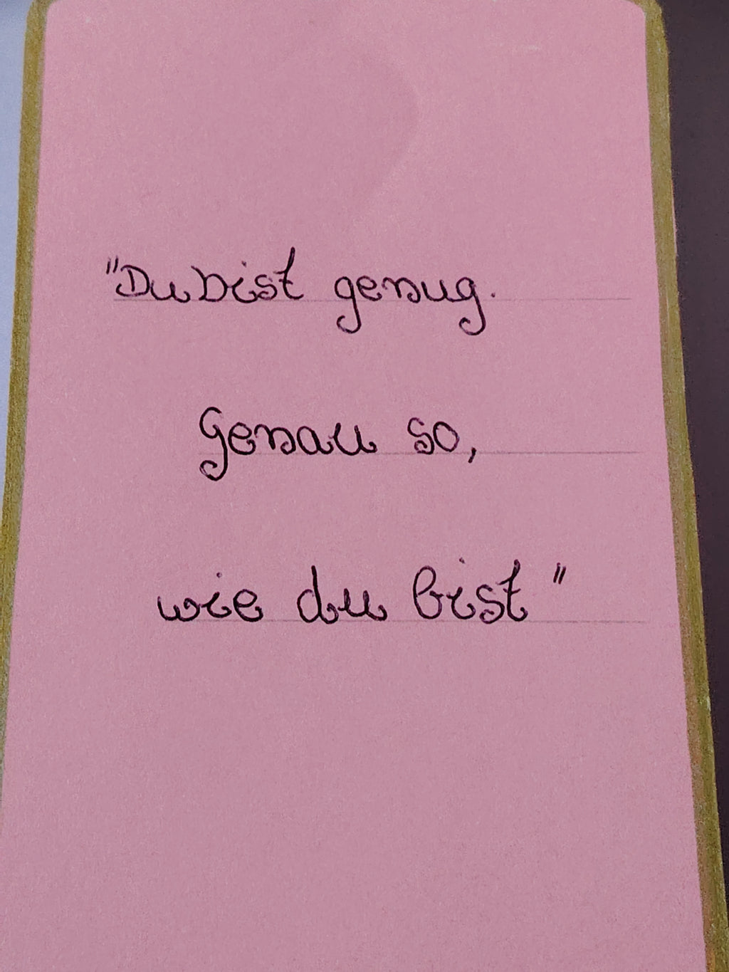 Handgeschriebene Engelskarten ( Für Mut und neue Kraft)