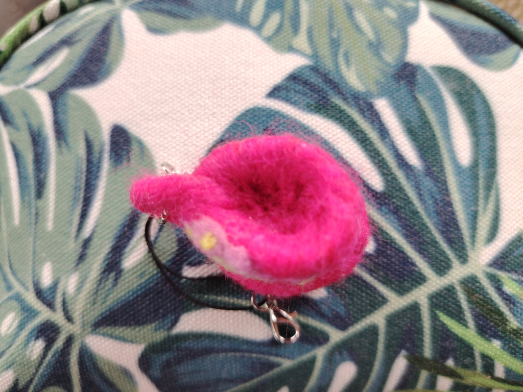 Süsse Schlüsselanhänger Tasse in Pink
