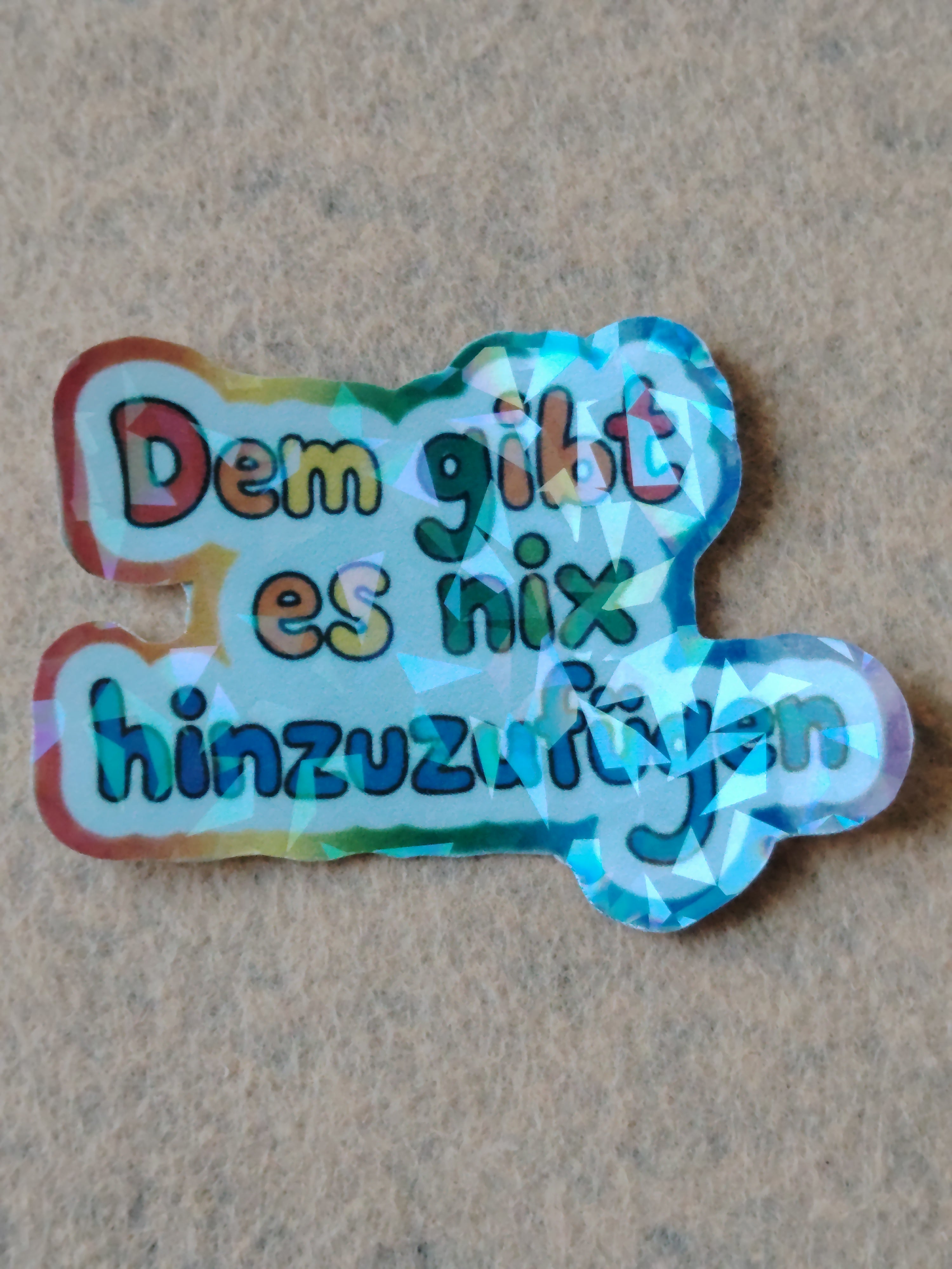 Sticker ( Dem gibt es nix hinzuzufügen)
