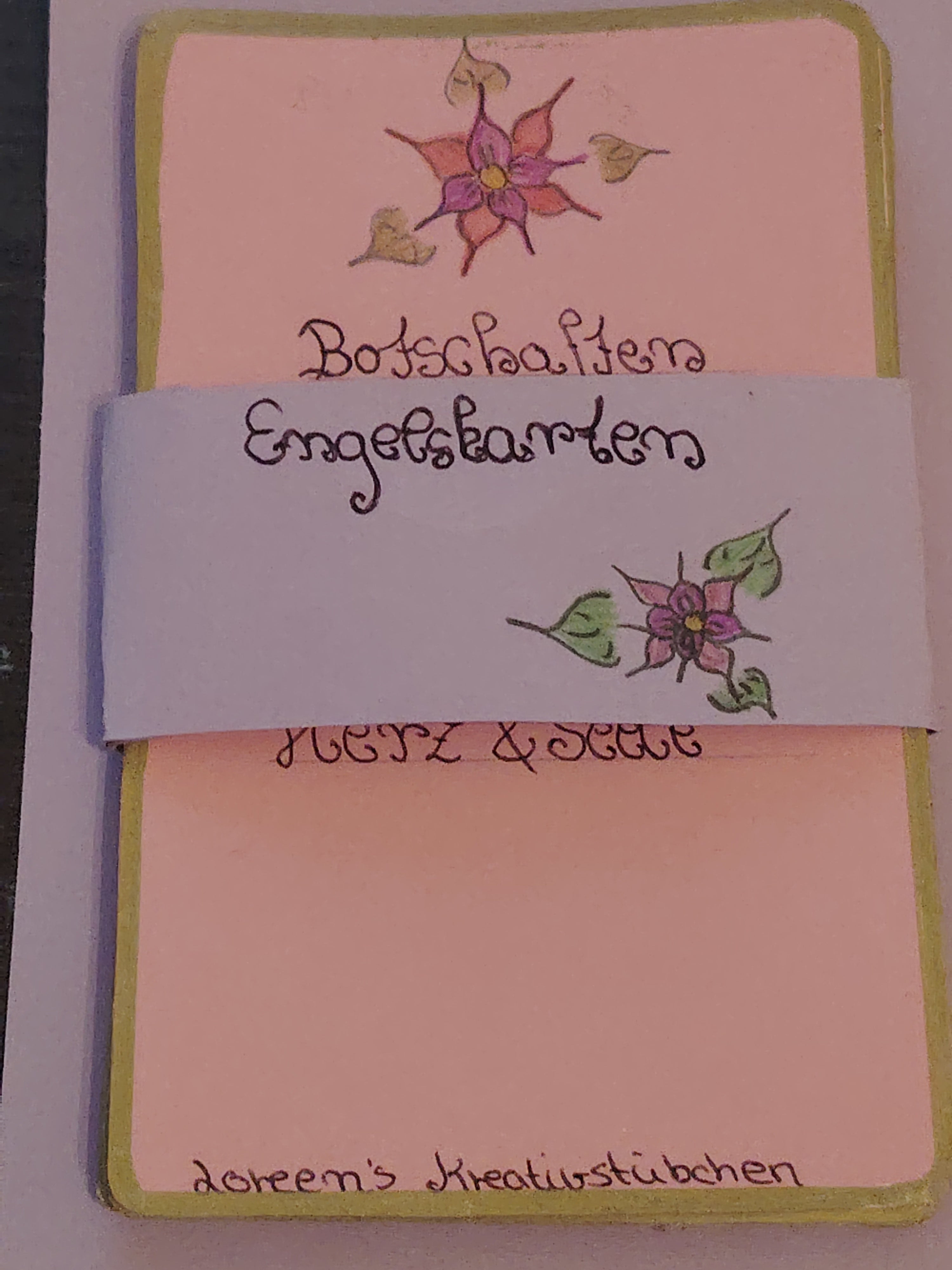 Handgeschreven engelenkaarten (voor moed en nieuwe kracht)